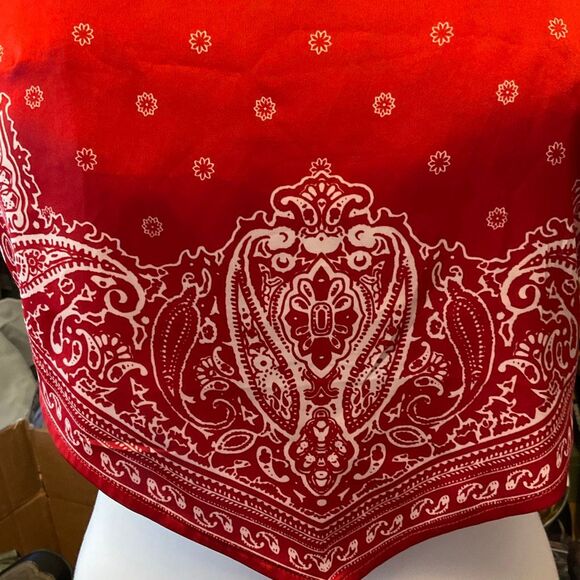 Festival Bandana V halter camisole XS baddie, biker, grunge - Picture 9 of 11